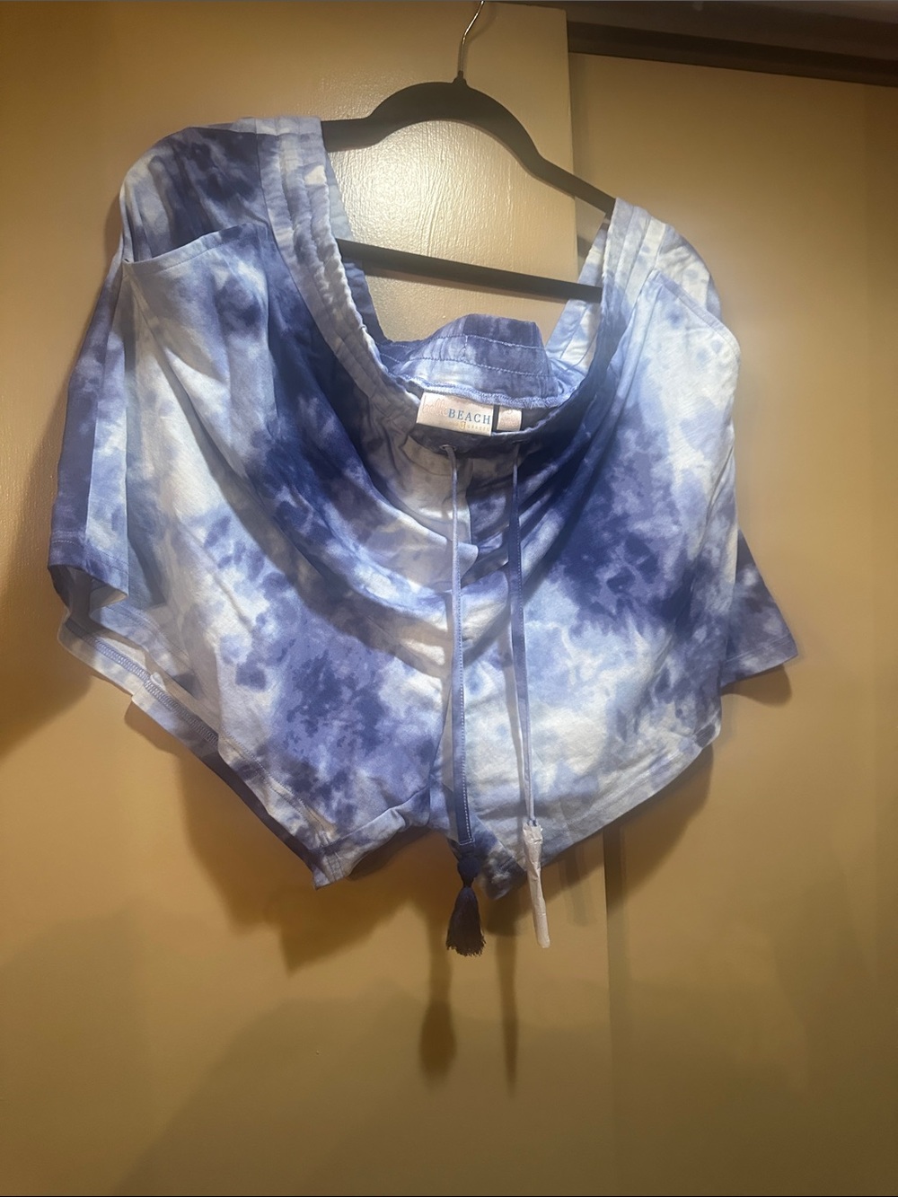 Blue Tie-Dye Shorts